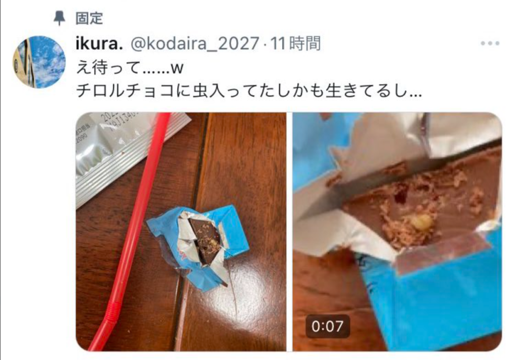 チロルチョコ虫